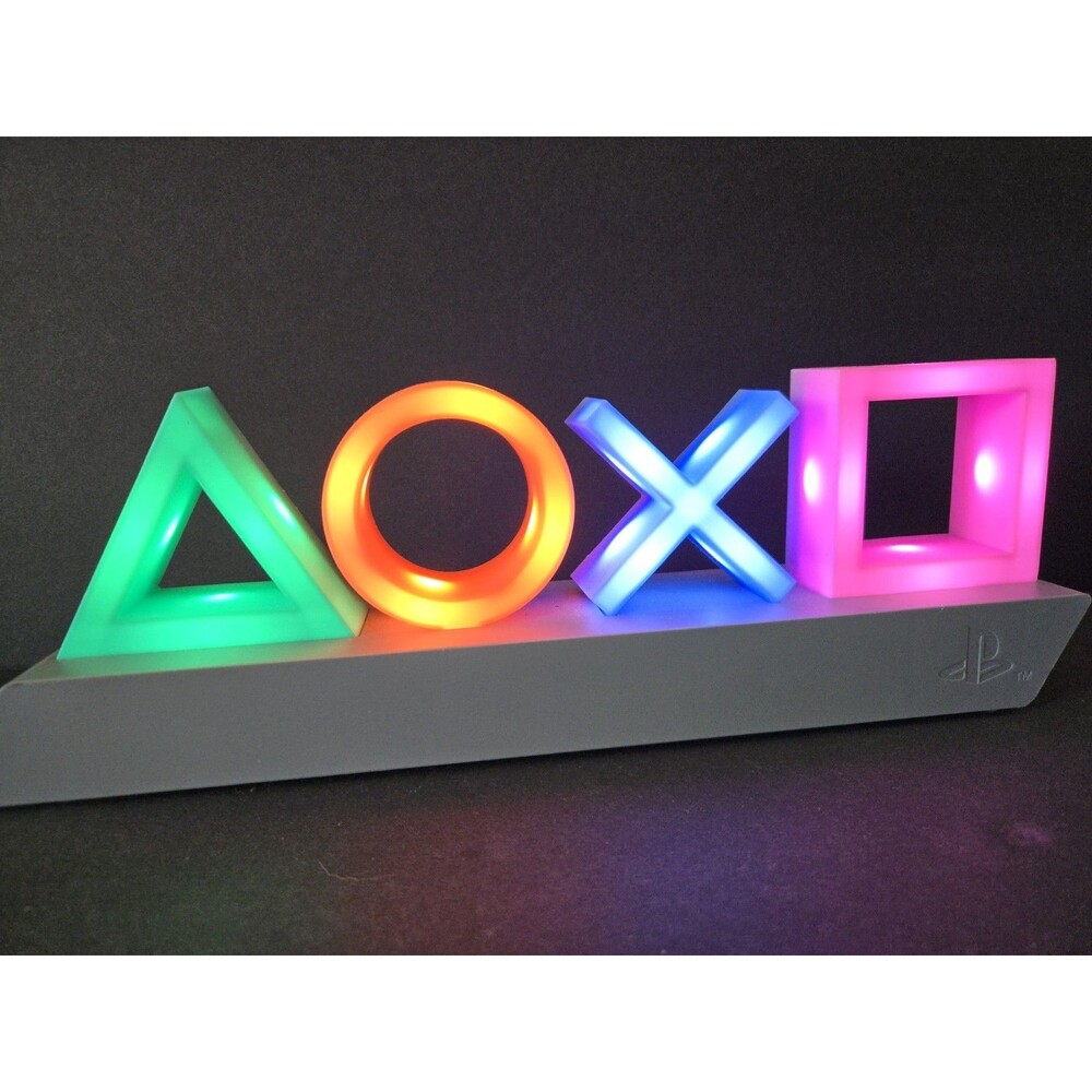 Paladone PlayStation Icons Light LED USB Lamp 3 Modes Music Reactive